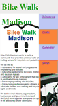 Mobile Screenshot of bikewalkmadison.org