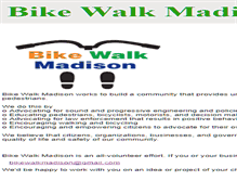 Tablet Screenshot of bikewalkmadison.org